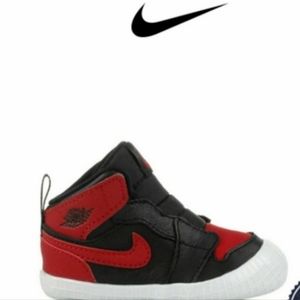 NIKE JORDAN 1 BABY BOOTIES CRIB SHOES
